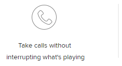 Take calls without interrupting